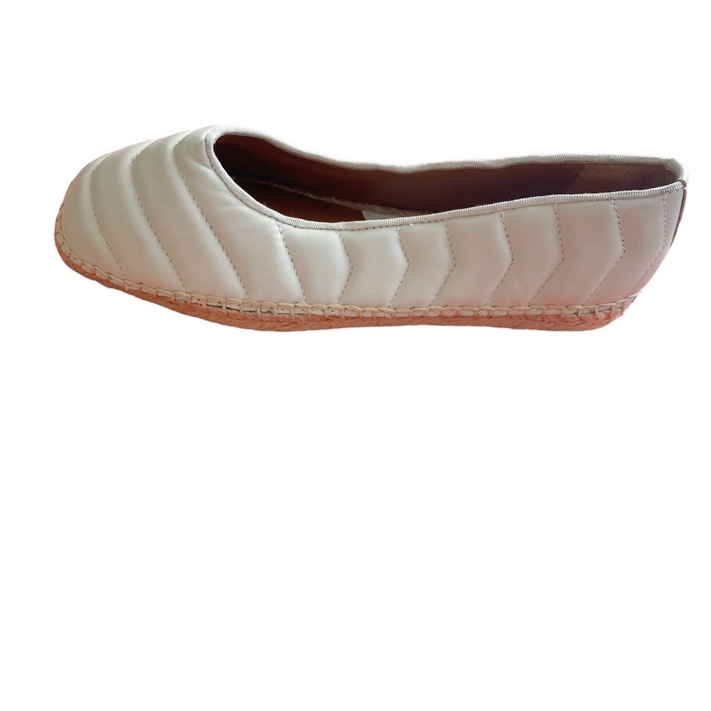 Franco Sarto Quilted Cream Espadrille Flats New Size 8.5 - Picture 4 of 10